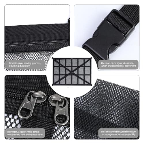 Car Ceiling Cargo Net, 90cm x 65cm Upgraded Anti-Sag Roof Storage Organiser — view 3