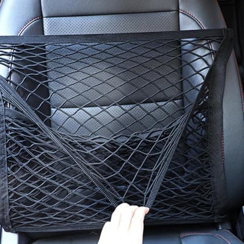 Car Seat Organizer Net Elastic Vehicles Interior Mesh Storage Holder — view 6