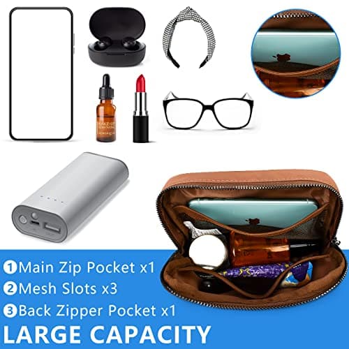 Invool Bum Bag for Women Men, Fanny Pack with Adjustable Straps Crossbody Fashion Waist Pack, Running Belt Bag for Travel Workout Cycling Hiking — view 4