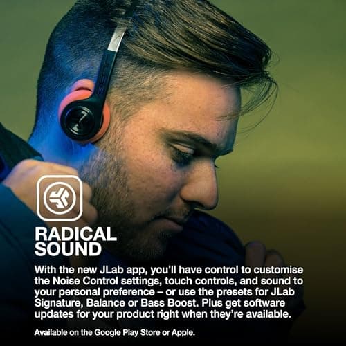 JLab Retro Rewind 2 Wireless Headphones - Bluetooth with Microphone — view 4