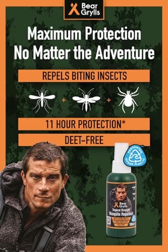 Bear Grylls Mosquito Repellent Spray 100ml | Crafted for Adventure | DEET-Free | Long-Lasting Protection | Insect Repellent | Tropical Strength — view 2