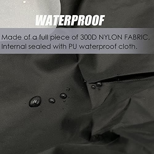 LICQIC Waterproof Rain Cover for Backpack, S (30-40L), Black — view 3