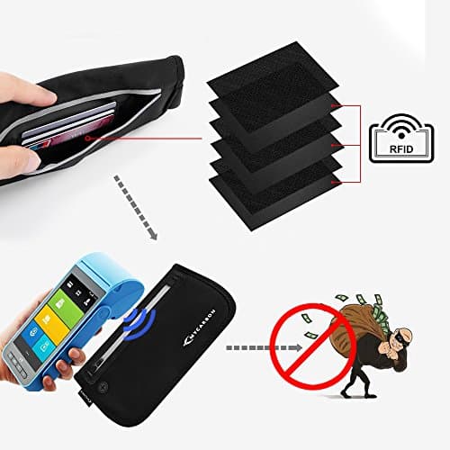 MYCARBON Travel Money Belt RFID Waist Bag Against Invisible Theft — view 5