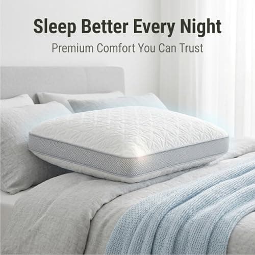 Premium Memory Foam Pillow with Ergonomic Neck Support Pillow — view 4