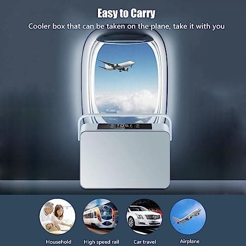 Mini Fridge Insulin Cooler Travel Case, USB Portable Medicine Refrigerator Box with Handle Keeping 2-8°C for Car Travel Home — view 6