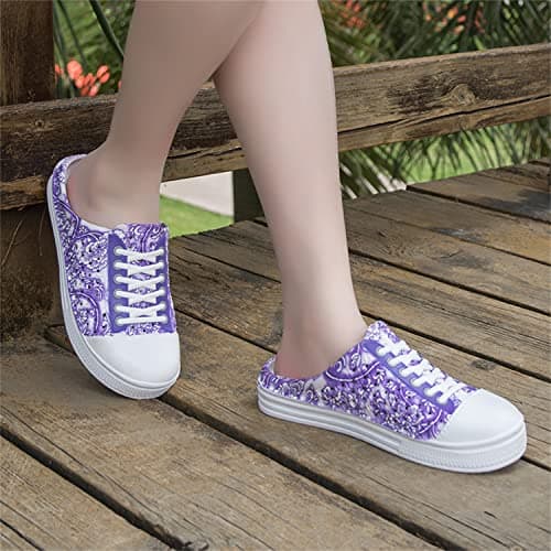 Women's Garden Clogs Breathable Shoes Bathing Shoes Beach Shoes Water Shoes Footwear Slippers Walking Shoes Home Travel Shoes Purple — view 5