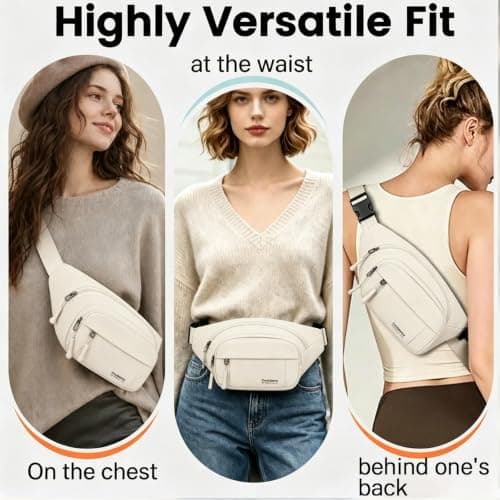 Bumbag for Women,Bum Bag Fanny Pack,Waterproof Waist Bag — view 6
