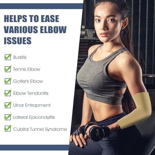 ASTER 2 Pair Arm Sleeves - Compression Sleeves for Lymphedema, Varicose Veins, Swelling, Injury & Sports (Beige) — view 5