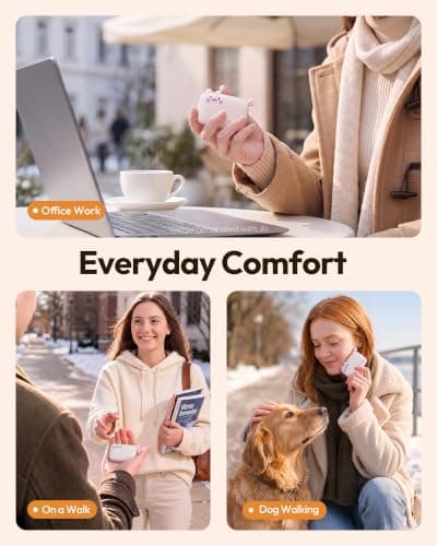 Gaiatop Reusable Hand Warmers Rechargeable 2 Pack 1.6 cm Ultra-Slim Warmers — view 6