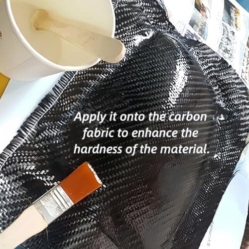Carbon Fibre Repair Kit,Epoxy Resin Kit for Reinforcing and Repairing Cars,Motorcycles,Boats,Paddleboards and Bicycles,fibreglass repair kit,for Surface Repair,100g & 27g — view 2