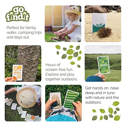 gofindit The original outdoor nature scavenger hunt card game for kids and families, Age 3+ Travel pocket game — view 3
