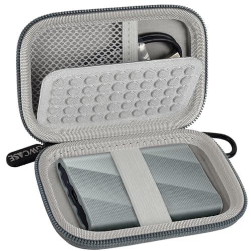 GWCASE for Samsung T9/T7/T7 Shield SSD Case, Anti-Shock, Grey