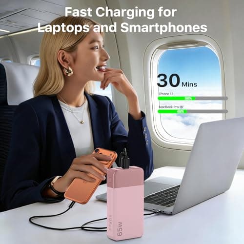 NOBIS Portable Charger 20000mAh 65W Power Bank Fast Charging — view 2