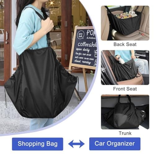 Car Seat Organizer Waterproof Backseat Storage Bag Multiple Car Organizer — view 5