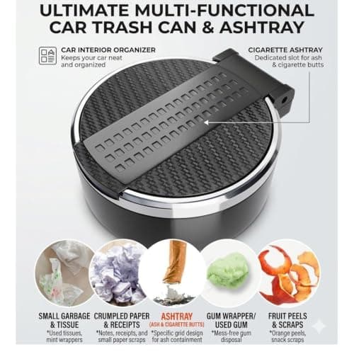 Car Ashtray Holder Lid For Audi A4 B5/A4 Quattro/A4 Avant/A4 Es/A5 — view 6