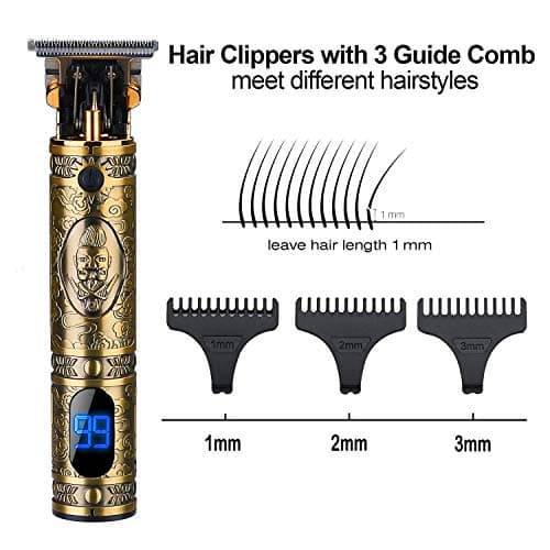 Suttik Hair Clippers Men,Cordless Mens Beard Trimmer,Zero Gap Hair Trimmer — view 5