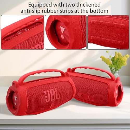 co2CREA Silicone Case for JBL Charge 5 WiFi and Bluetooth Speaker — view 3