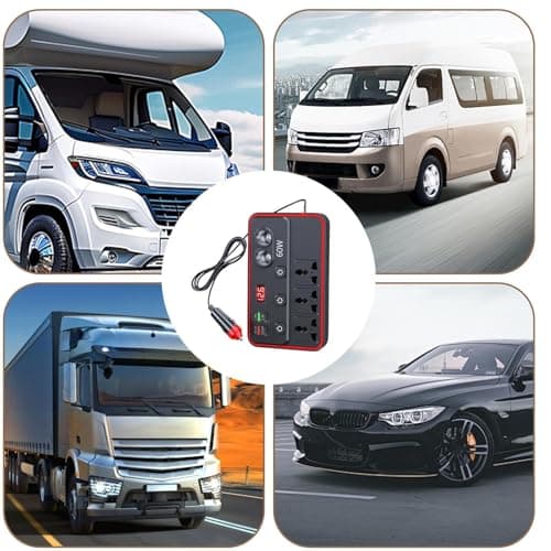 Car Inverter 12/24V to 220V Fast Charging Converter — view 5