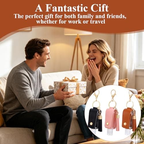 guduling 3 Pcs Hand Sanitiser Keyring,30 ml Hand Sanitiser with Clip, with Clip – Refillable Mini Hands Sanitizer Keychain for Travel, Lotion, Liquid Soap or Shampoo (Black, Pink, Brown) — view 6