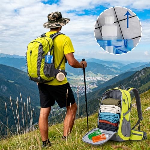 4 Pack Collapsible Water Bottles 480ml with Clip 4 Colours — view 5