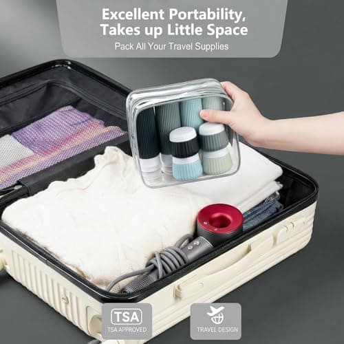 : GaoBangM 12 Pack Silicone Travel Bottles Containers for Toiletries — view 5