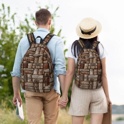 FEYUNYAN Casual Canvas Backpack Unisex, Lightweight Daypack For Work Travel — view 6