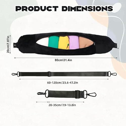 Comforso 2-in-1 Storage Neck Bag and Stuffable Neck Pillow for Travel — view 3