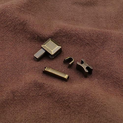 ECSiNG 20 Sets Zip Repair Kit #3#5#8#10 Metal Zipper Latch Slider Retainer Insertion Pin Zipper Bottom Stopper for Clothes Backpack Tents Luggage 5 Colours — view 6