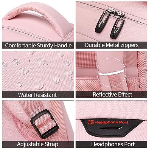 KASIBON Laptop Backpack for Men, Anti-Theft Business Travel Backpack — view 4