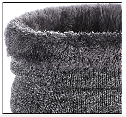 Neck Warmer Winter Neck Tube Neck Warmer Neck Warmer Loop Scarf Tube Scarf Thermal Scarf for Men and Women for Ski Winter Travel Cycling Motorcycles Outdoor Sports, Purple — view 3