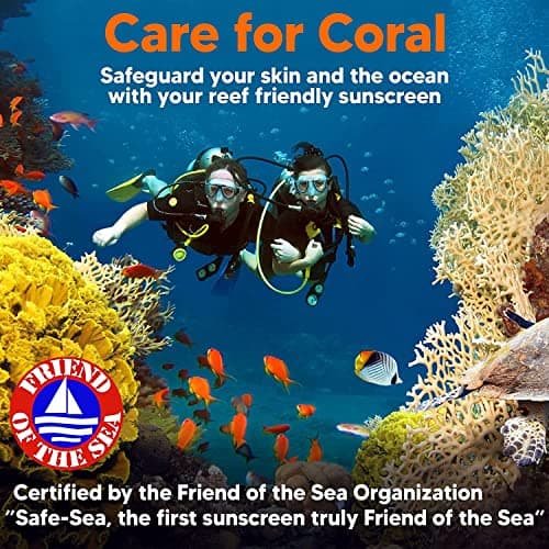 Safe Sea Zinc Oxide Sunscreen SPF50 | Clear Mineral Face Sunscreen Without White Cast | Anti-Jellyfish Sting Protective Lotion | Coral Reef Safe | Travel Size - 60ml (3 tubes) — view 4