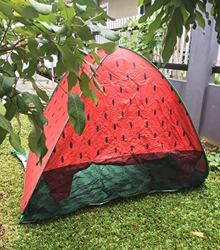 YBK Tech Automatic Pop Up Beach Tent UV Protection Instant Portable Quick Cabana Sun Shelter for 2-3 Persons- Fruit Design (Watermelon) — view 4