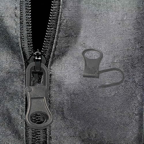 AUXBC 12PCS Metal Zipper Pull Replacement, Detachable Zipper Tab Repair Handle Kit for Jackets Pants Boots Bags Clothing Applications, Gun Black — view 5
