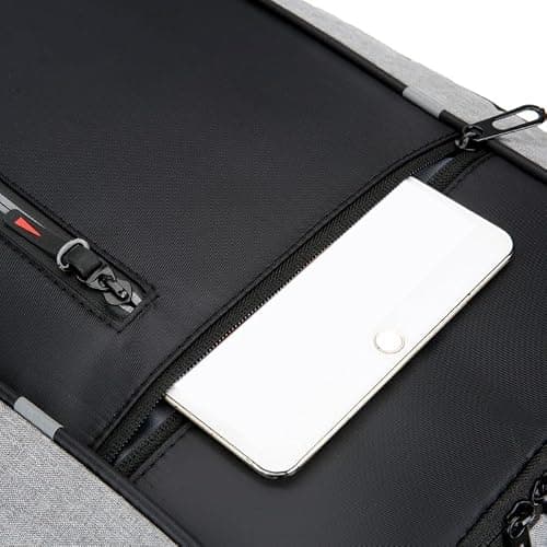 Unisex Women Men USB Charging Backpack Business Laptop Rucksack for Work Travel Commute Waterproof Slim Bag with External Charger Port Ergonomic Practical Carry Option for Adult Office Daily Use — view 2