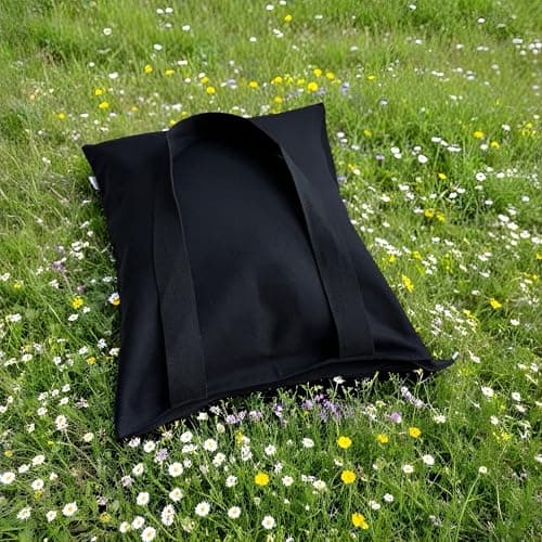 Augbunny 12OZ 100% Cotton Canvas Zipper Closure Lined Reusable Grocery Shopping Bag Beach Bag Daily Casual Multi Purpose Tote — view 5