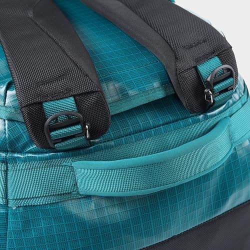 OEX Ballistic Ultra Duffel Bag, 65L, Polyester Ripstop with TPU Coating, for Travel and Outdoor Use, Adjustable Detachable Shoulder Straps, 64x27x30cm (Turquiose, 65 Litre) — view 5