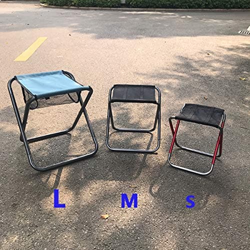 C hello cloud Camping Folding Stool, Mini Outdoor Collapsible Slacker Chairs Seat Portable Lightweight Folding Stool for Fishing Camp Traveling Hiking Beach Garden BBQ with Carry Bag in 3size (Small) — view 5