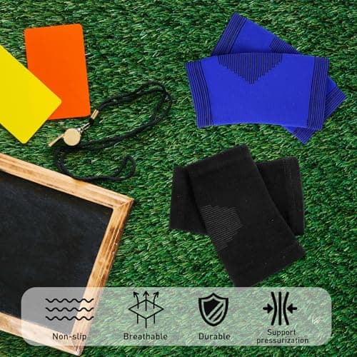 Leikedun 2 Pairs Kids Ankle Support Elastic Compression Socks — view 5