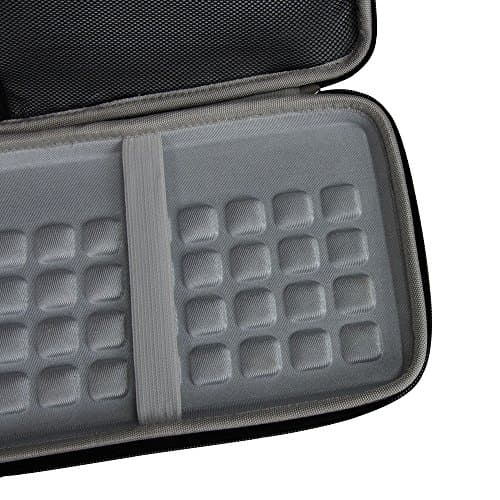 Hermitshell Travel EVA Protective Case Carrying Pouch Cover Bag Compact size for Logitech K810 920-004292 K811 920-004161 Bluetooth Multi-Device Keyboard iPad/Tablet/Samsung Galaxy Tab/Fire HD/Apple iPad Mini Air Pro/Microsoft Surface — view 6