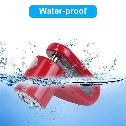 Ainiv Bike Lock, Disc Brake 1300mm/12mm Cycling Cable Lock with 2 Keys,Electric Scooter Accessory Anti-Theft for Xiaomi M365/Pro,Bike, Electric Bike, Strollers, Lawnmowers, B Red (F5EU-3251078) — view 5