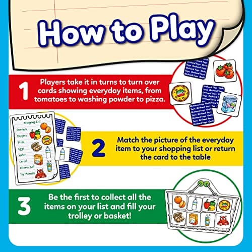 Orchard Toys Shopping List Game, Matching Family Board Game for Kids Age 3+ — view 5