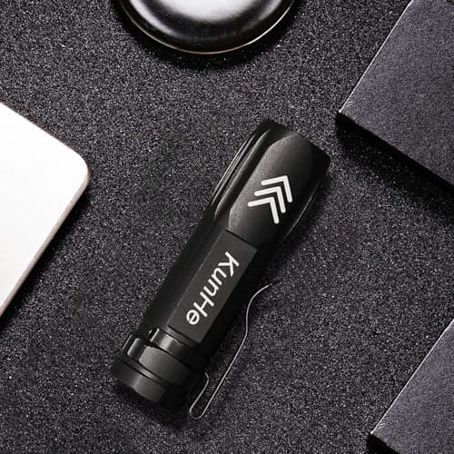 KunHe 10 Pack Small Rechargeable Torch Bulk USB-C Mini High Lumen Torch Clip-on Portable Pocket Flash Light for EDC Emergency Home Use — view 6