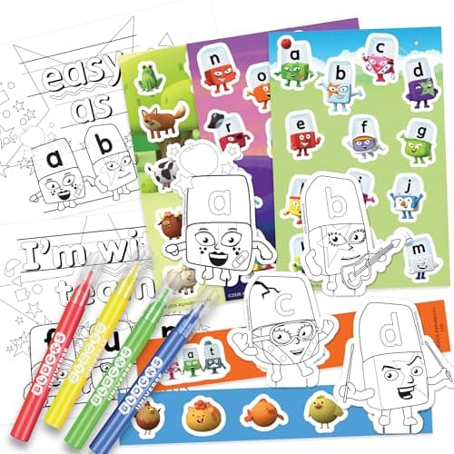 Alphablocks Sticker Activity Set, 40+ Pieces with Felt Tips, Ages 3+ — view 2