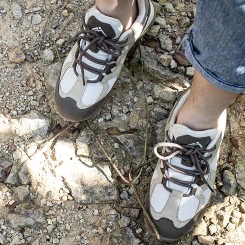 CC-Los Women's Waterproof Outdoor Walking Shoes Non-Slip Lightweight Hiking Beige Size 4.5 — view 2