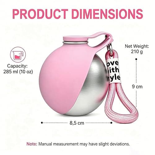 2 in 1 Portable Dog Water Bottle, Dog Water Bottles for Walking — view 4
