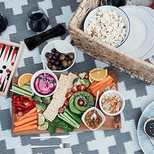 Acehome Cutlery Set with Portable Pouch Case, Stainless Steel Flatware Camping Utensil Set with Neoprene Bag for Outdoor Travel Picnic Office School Lunch Box (4 Pcs Rose Red) — view 4