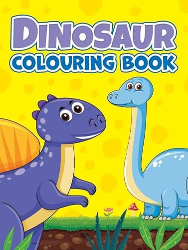 Anila's Dinosaur Activity Pack with Colouring Books, Sticker book, Stationery Set, Colouring Pencils & 100 Reusable Stickers.(Perfect for children aged 3-8). — view 5