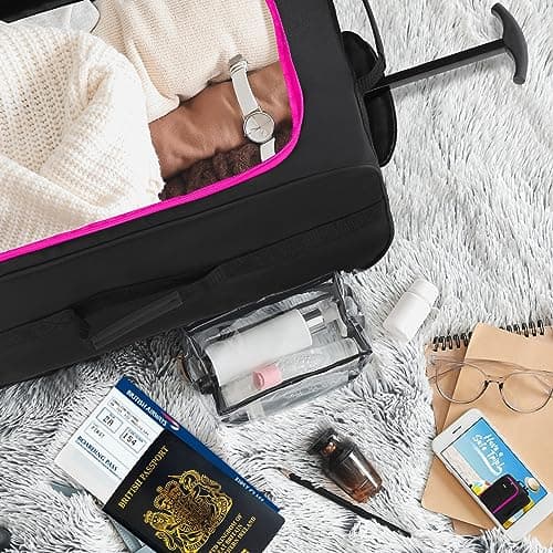 Flight Knight Carry On Cabin Suitcase easyJet (Overhead) Approved Large 2 Wheels Lightweight Bag Ideal for Airline Travel 56x45x25cm — view 6