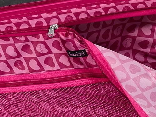 Rock Love Island Large 119L Hard Shell Suitcase - Pink — view 6