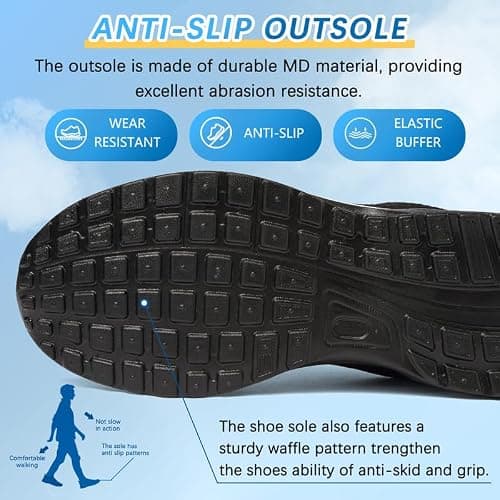 Running Shoes Womens Trainers Walking Shoes Air Cushion Athletic Sneakers Ladies Breathable Mesh Sport Shoes Lightweight Non Slip Tennis Shoes Workout Casual Gym Jogging Shoes — view 5